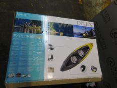 1 BOXED INTEX EXPLORER K2 KAYAK, 2-PERSON INFLATABLE KAYAK WITH PADDLES RRP Â£169