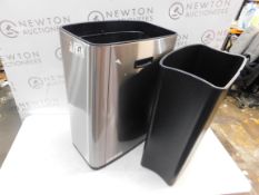 1 EKO 47L STAINLESS STEEL MOTION SENSOR TRASH CAN RRP Â£69 (NO LID)