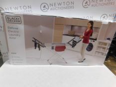 1 BOXED BLACK + DECKER HEATED WINGED AIRER RRP Â£49