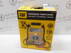 1 BOXED CAT 1200AMP JUMP STARTER, PORTABLE USB CHARGER AND AIR COMPRESSOR RRP Â£99