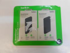 1 PACK OF BELKIN 10000MAH PORTABLE POWER BANK TWIN PACK RRP Â£39.99