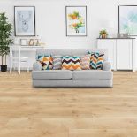 1 BOXED GOLDEN SELECT OSLO LIGHT OAK SPLASH SHIELD AC5 LAMINATE FLOORING WITH FOAM UNDERLAY - (