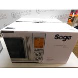 1 BOXED SAGE 32 LITRE 1100W THE COMBI WAVE 3 IN 1 MICROWAVE IN BLACK STAINLESS STEEL