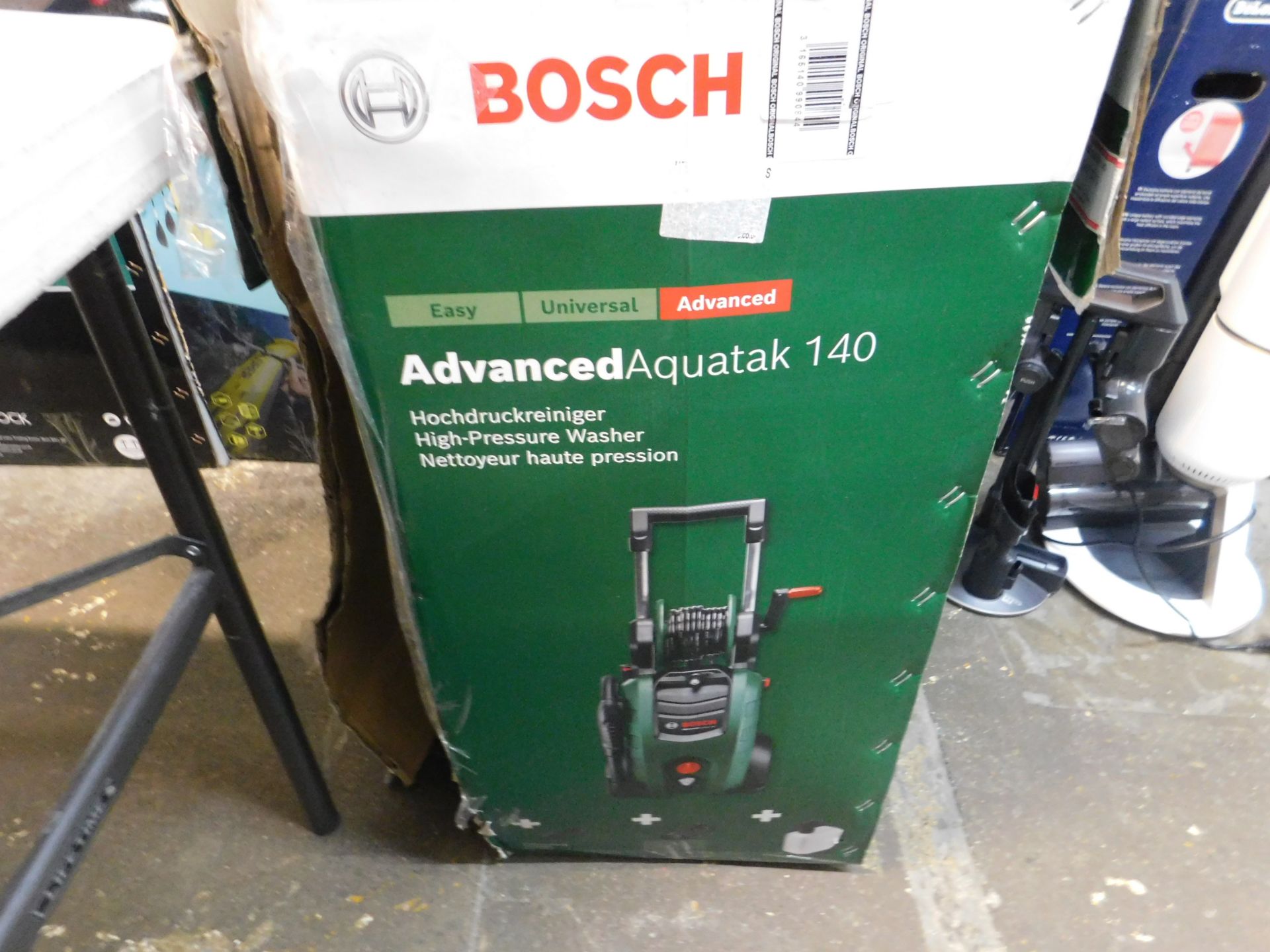 1 BOXED BOSCH ADVANCED AQUATAK 140 HIGH-PRESSURE WASHER 240V RRP Â£199