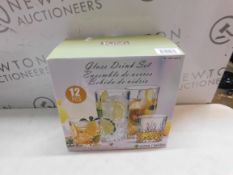 1 BOXED KING CRYSTAL GLASSWARE SET RRP Â£24.99