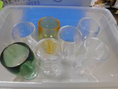 1 SET OF PLASTIC GLASSES RRP Â£14.99