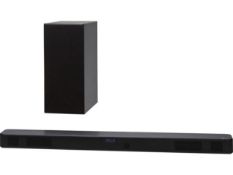 1 LG SN5 BLUETOOTH SOUNDBAR WITH DTS: VIRTUAL X, HIGH RESOLUTION AUDIO & WIRELESS SUBWOOFER RRP Â£