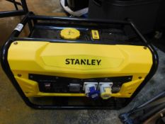 1 STANLEY SG2400 BASIC 2300W FRAME GENERATOR 110 / 230V RRP Â£399.99