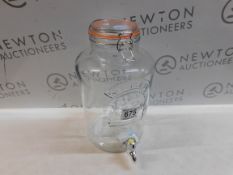 1 KILNER GLASS DRINKS DISPENSER 8L RRP Â£29