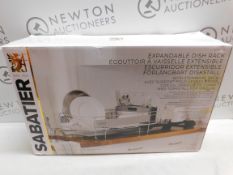 1 BOXED SABATIER EXPANDABLE DISH RACK RRP Â£44.99