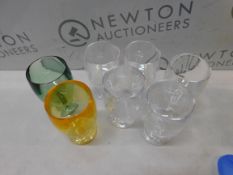 1 SET OF PLASTIC GLASSES RRP Â£14.99