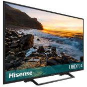 1 HISENSE 65" H65B7300UK 4K ULTRA HD SMART TV WITH STAND AND REMOTE RRP Â£699 (WORKING)