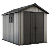 1 KETER OAKLAND 7FT 6" X 9FT 4" (2.3 X 2.9M) STORAGE SHED RRP Â£1199 (PICTURES FOR ILLUSTRATION