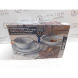 1 BOXED OVER & BACK STONEWARE DINNERWARE SET RRP Â£49.99