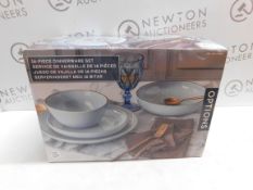 1 BOXED OVER & BACK STONEWARE DINNERWARE SET RRP Â£49.99