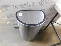 1 EKO SEMI-ROUND 47L STAINLESS STEEL MOTION SENSOR BIN RRP Â£69