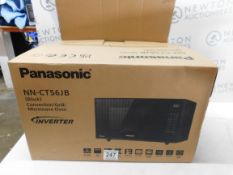 1 BOXED PANASONIC NN-CT56JB SLIMLINE COMBINATION MICROWAVE OVEN BLACK RRP Â£199