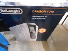 1 BOXED DE'LONGHI DRAGON 4 PRO OIL FILLED RADIATOR RRP Â£129.99