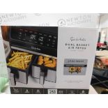 1 BOXED SUR LA TABLE DUAL BASKET AIR FRYER, 7.6L RRP Â£129