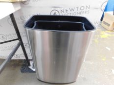 1 EKO 47L STAINLESS STEEL MOTION SENSOR TRASH CAN RRP Â£69 (NO LID)