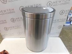 1 EKO SEMI-ROUND 47L STAINLESS STEEL MOTION SENSOR BIN RRP Â£69