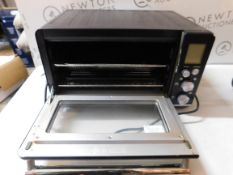 1 SAGE 25 LITRE 2400W SMART OVEN AIR FRYER IN BLACK TRUFFLE, SOV860BTR RRP Â£299