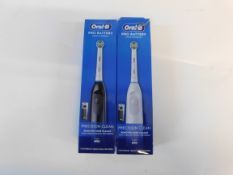 2 ORAL-B DB5 BATTERY TOOTHBRUSHS RRP Â£19.99