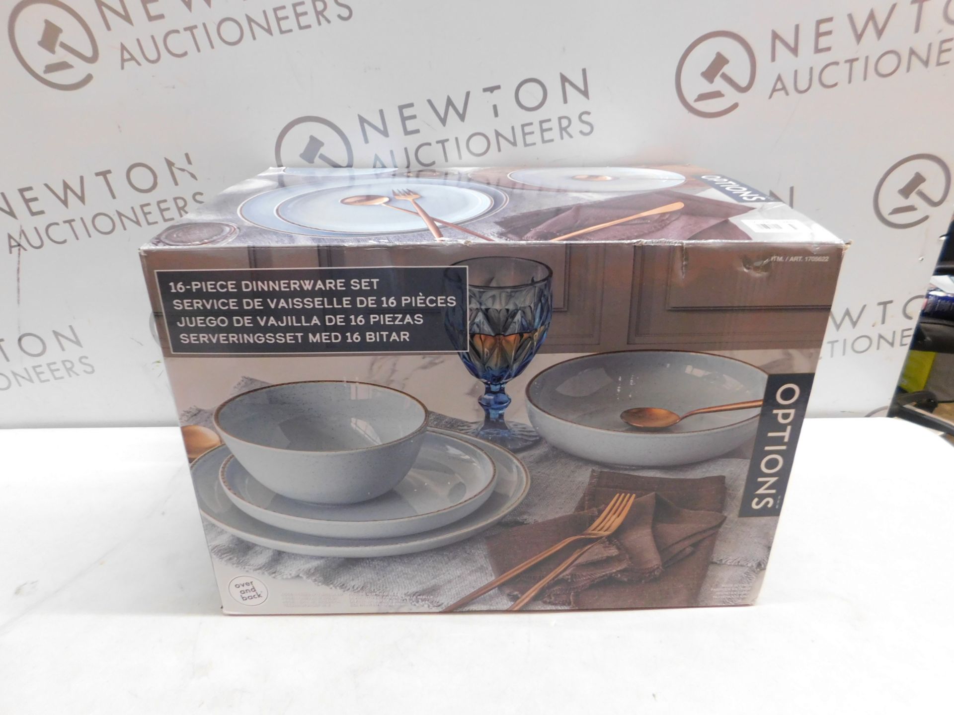 1 BOXED OVER & BACK STONEWARE DINNERWARE SET RRP Â£49.99