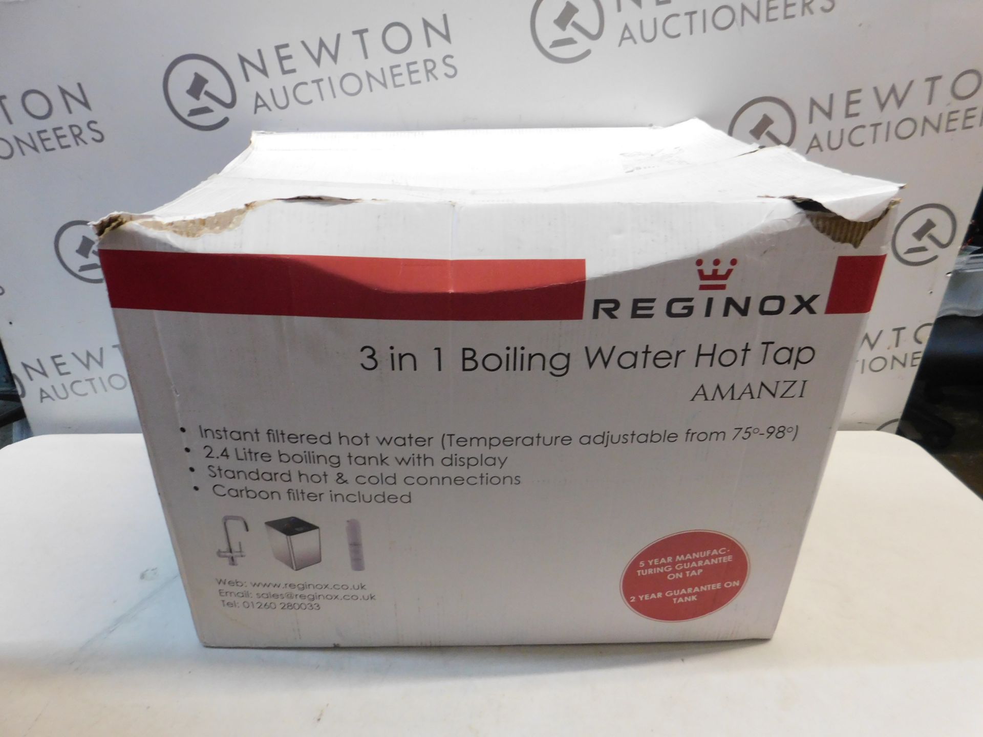 1 BOXED REGINOX AMANZI 3-IN-1 HOT TAP RRP Â£399