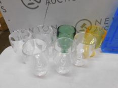 1 SET OF PLASTIC GLASSES RRP Â£14.99