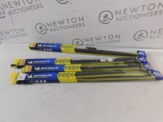 4 PACKS MICHELIN STEALTH WIPER BLADES IN VARIOUS SIZES RRP Â£59