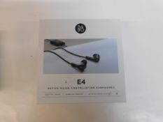 1 BOXED BANG & OLUFSEN E4 ACTIVE NOISE-CANCELLING WIRED EARPHONES RRP Â£149.99