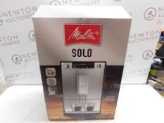 1 BOXED MELITTA SOLO FROSTED BLACK BEAN TO CUP COFFEE MACHINE E950-544 RRP Â£329.99