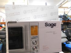 1 BOXED SAGE 32 LITRE 1100W THE COMBI WAVE 3 IN 1 MICROWAVE IN BLACK STAINLESS STEEL