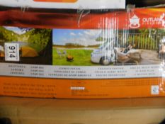 1 BOXED OUTLAND FIREBOWL MEGA PORTABLE PROPANE CAMP FIRE RRP Â£129