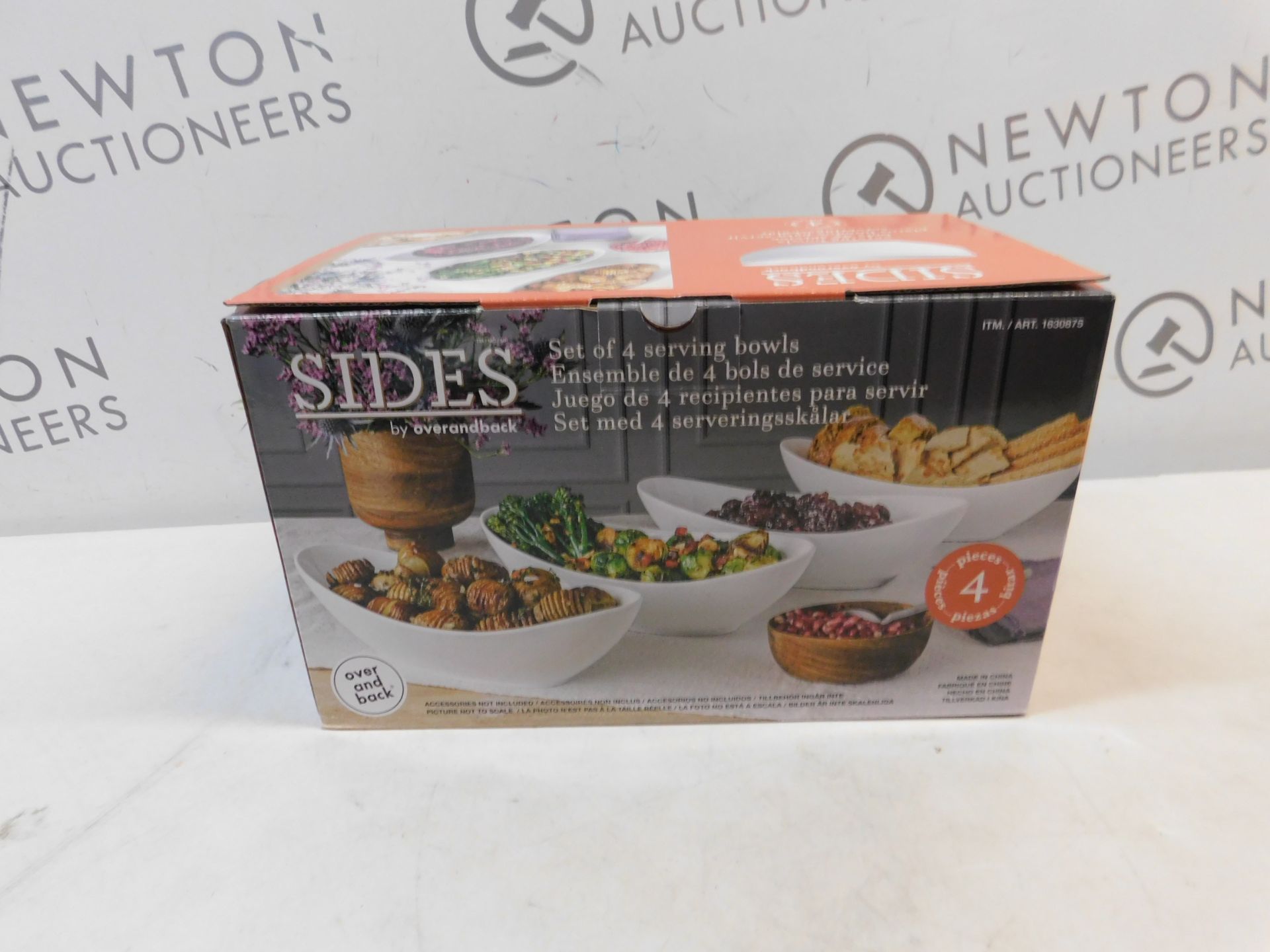 1 BOXED OVER & BACK STONEWARE SERVING BOWLS RRP Â£19.99