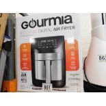 1 BOXED GOURMIA 6.7L DIGITAL AIR FRYER RRP Â£89.99