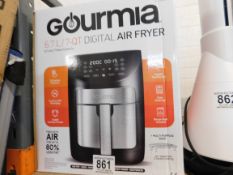 1 BOXED GOURMIA 6.7L DIGITAL AIR FRYER RRP Â£89.99