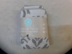 1 BRAND NEW PACK OF MARTHA STEWART 2-PIECE HAND TOWEL IN BLUE SET RRP Â£29.99