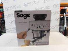 1 BOXED SAGE THE BARISTA EXPRESS IMPRESS BEAN TO CUP COFFEE MACHINE SES876 RRP Â£749