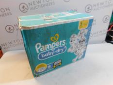 1 BOXED PAMPERS PAW PATROL BABY DRY NAPPIES SIZE 5, 186 PACK RRP Â£39.99