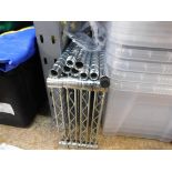 1 TRINITY 36" (91CM) ECOSTORAGE 4-TIER CHROME STORAGE UNIT RRP Â£49.99