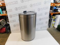 1 EKO SEMI-ROUND 47L STAINLESS STEEL MOTION SENSOR BIN RRP Â£69