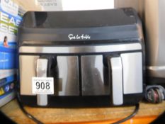 1 SUR LA TABLE DUAL BASKET AIR FRYER, 7.6L RRP Â£129