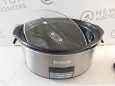 1 CROCK-POT SLOW COOKER - STAINLESS STEEL RRP Â£69