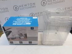 1 BOXED STACKABLE SHOEBOX & ORGANIZER RRP Â£49.99