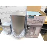 1 BOXED EKO STAINLESS STEEL 30L PEDAL BIN & 5.2L PEDAL BIN RRP Â£49