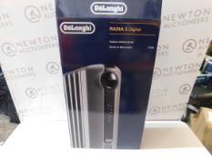 1 BOXED DE'LONGHI RADIA S OIL FILLED 1.5KW GREY RADIATOR RRP Â£99