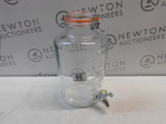 1 KILNER GLASS DRINKS DISPENSER 8L RRP Â£29