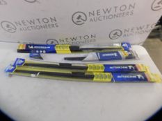 4 PACKS MICHELIN STEALTH WIPER BLADES IN VARIOUS SIZES RRP Â£59